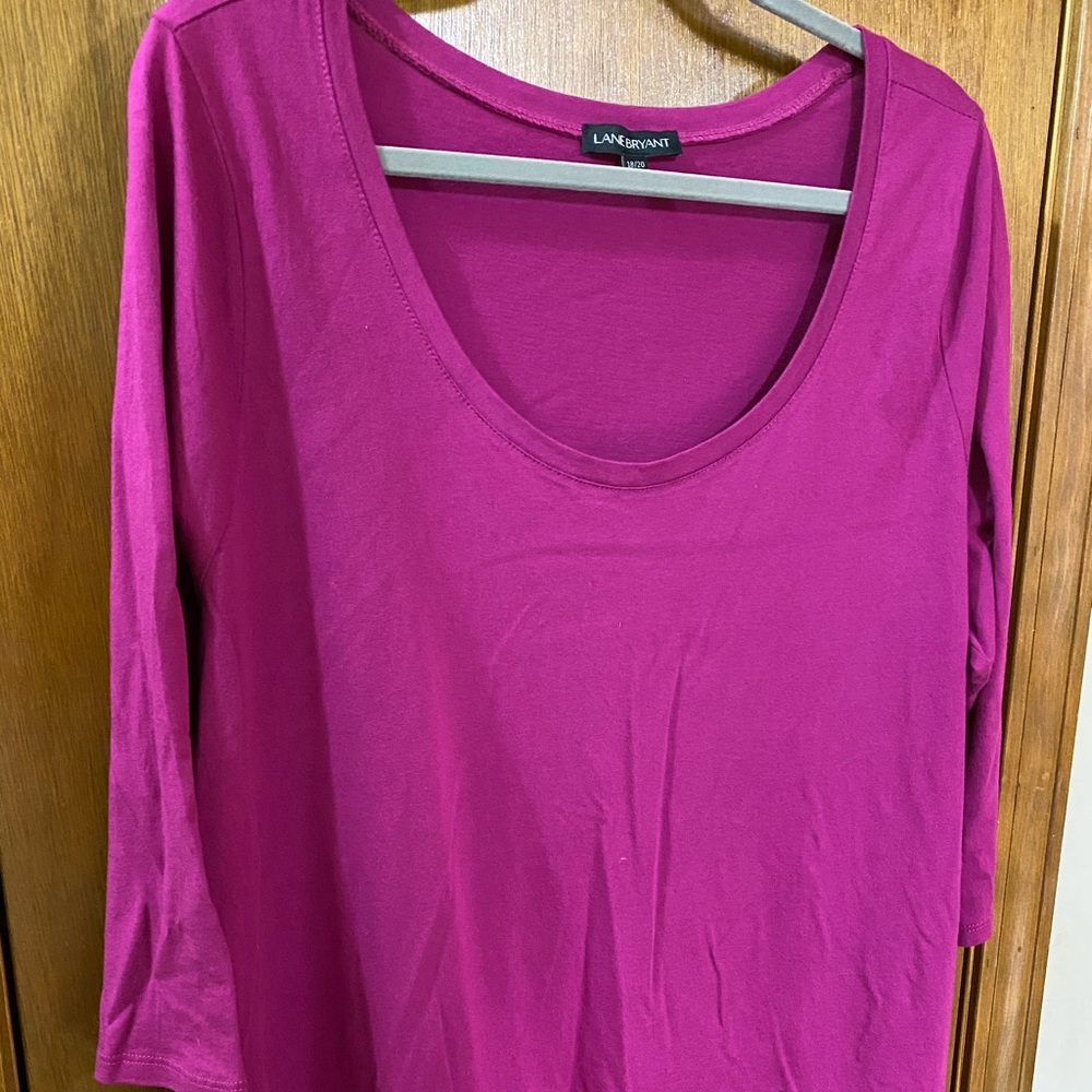 Dressy bright pink top